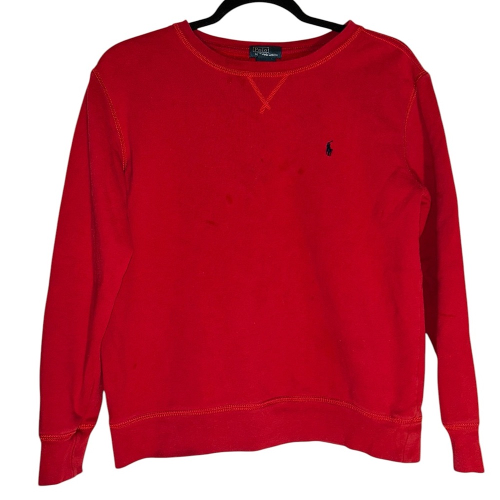 Red polo fleece
